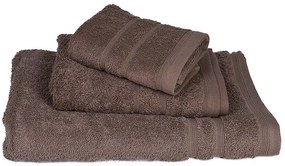 Πετσέτα ΚΟΜΒΟΣ Πεννιέ 500γρ/μ2 Καφέ Προσώπου 50x90