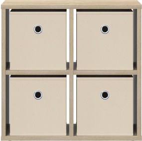 vidaXL Πλαϊνό γραφείο Δρύς Sonoma 49,5 x 22 x 47 εκ