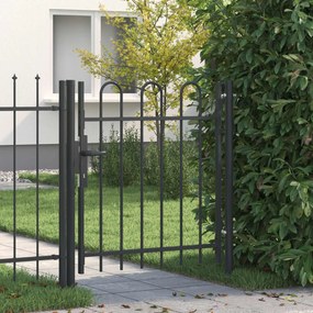vidaXL Πύλη Φράχτη BOXTEL 103 x 150 cm Γκρι Κλειδώσιμο