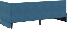 vidaXL Κρεβάτι Γωνίας Μπλε 80 x 200 cm Βελούδο