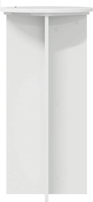 vidaXL Βάση φυτών 2 τεμ. Γυαλιστερό Λευκό 40 x 40 x 80 cm