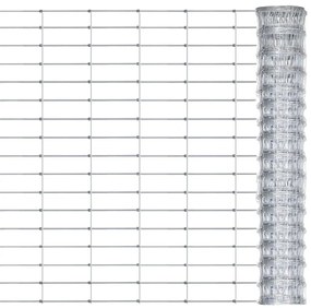 Συρματόπλεγμα Περίφραξης Ασημί 50 x 0,8 μ. Γαλβανισμένο Ατσάλι - Ασήμι