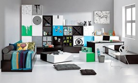 Καναπές - Κρεβάτι Young με συρτάρι-Λευκό - 207.00Χ95.50Χ70.00cm