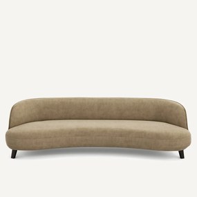 Πενταθέσιος καναπές από βελούδο stonewashed Rosebury, σχεδίασης E.Gallina