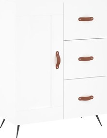 vidaXL Ντουλάπι Λευκό 69,5x34x180 εκ. από Επεξεργασμένο Ξύλο