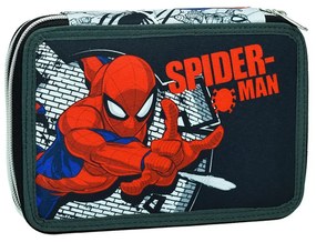 Κασετίνα Διπλή Γεμάτη (18x15x4) Gim Spiderman Spider Wall