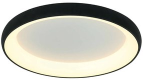 Φωτιστικό Οροφής - Πλαφονιέρα 2048 Led 3000K 50W Φ60cm Sandy Black Αλουμίνιο,Ακρυλικό