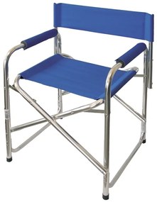 Καρέκλα Σκηνοθέτη Μέταλλο/Ύφασμα Μπλε 57x46x78cm