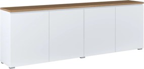 Έπιπλο τηλεόρασης Domus-Λευκό