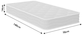Στρώμα Cotton Baby Chic Strom μονής όψης 14cm 70x140εκ 70x140x14 εκ.