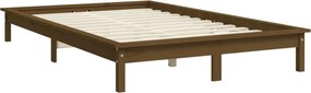 vidaXL Πλαίσιο Κρεβατιού Μελί 180 x 200εκ. Μασίφ Πεύκο Super King Size