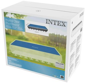 INTEX Κάλυμμα Πισίνας Ηλιακό Μπλε 960 x 466 εκ. από Πολυαιθυλένιο