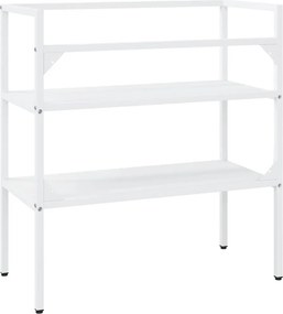 vidaXL Έπιπλο Μπάνιου Λευκό 79 x 38 x 83 εκ. Σιδερένιο