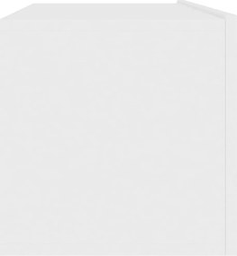 vidaXL Έπιπλο Τηλεόρασης Λευκό 100 x 30 x 30 εκ. από Επεξ. Ξύλο