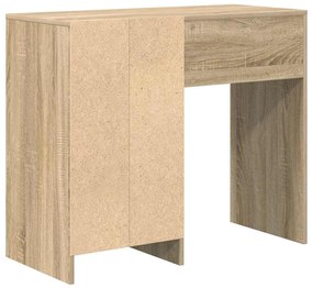 vidaXL Γραφείο Sonoma Δρυς 90 x 37.5 x 75 εκ Επεξεργασμένο ξύλο