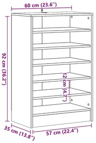 ΠΑΠΟΥΤΣΟΘΗΚΗ ΑΡΤΙΣΙΑΝΗ ΔΡΥΣ 60X35X92 ΕΚ. ΕΠΕΞΕΡΓΑΣΜΕΝΟ ΞΥΛΟ 856703