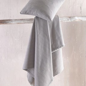 Ριχτάρι Santorini Grey Brown Ρυθμός Διθέσιο 180x240cm Βαμβάκι-Πολυέστερ