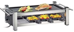 Ψηστιέρα - Raclette Ηλεκτρική Αντικολλητική Taste 1770502800 52x23,5x13,5cm 1200W Inox-Black Kuchenprofi Ανοξείδωτο Ατσάλι