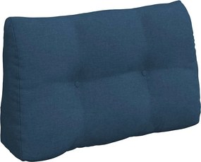 vidaXL Μαξιλάρι Πλάτης Μπλε 80 x 24 x 50 εκ ύφασμα