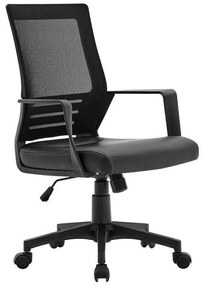 Καρέκλα Γραφείου FL19-3Α Fylliana Μαύρο 60x63x95/105 εκ. 60x63x105 εκ.