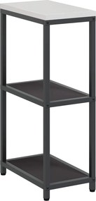 vidaXL Ράφι Κουζίνας HATTEM Μαύρο 30 x 50 x 92 εκ Ατσάλι