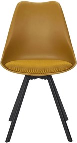 ΚΑΡΈΚΛΕΣ &amp; ΠΟΛΥΘΡΌΝΕΣ CHAIR PP WITH CUSHION YELLOW ATOM M4 HD0482