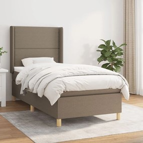 ΚΡΕΒΑΤΙ BOXSPRING ΜΕ ΣΤΡΩΜΑ TAUPE 80X200 ΕΚ. ΥΦΑΣΜΑΤΙΝΟ 3131869