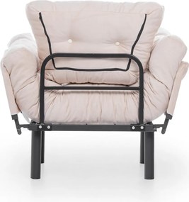 Πολυθρόνα Κρέμα NITTA SINGLE 70x95x85