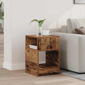 vidaXL End Table Παλιό ξύλο 30,5 x 30 x 45 εκ Επεξεργασμένο ξύλο