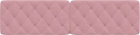 vidaXL Μαξιλάρι για Κεφαλάρι Ροζ 200 εκ. Βελούδο