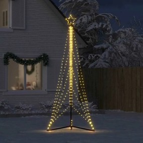 vidaXL Χριστουγεννιάτικο δέντρο LED 525 LED Ζεστό Λευκό 302 εκ.