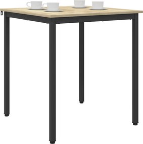 vidaXL Τραπεζαρίες 70 x 70 x 75 cm Επεξεργασμένο Ξύλο Sonoma Δρυς