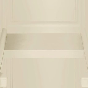 vidaXL Πλαστικό Ντουλάπι Angora Λευκό 40 x 43 x 164εκ. με Σχέδιο Ξύλου