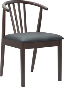 vidaXL Καρέκλα τραπεζαρίας 2 pcs Ανοιχτό Καφέ και Μαύρο