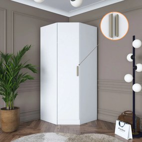 Ντουλάπα Λευκό BRANEL 91x57.5x210
