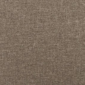 vidaXL Κεφαλάρι Κρεβατιού Μπεζ 144x5x118/128 εκ. Ύφασμα