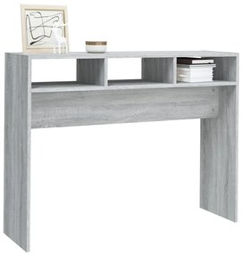 vidaXL Τραπέζι Κονσόλα Γκρι Sonoma 105x30x80 εκ. Επεξεργασμένο Ξύλο