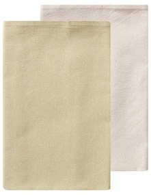 Πετσέτες Κουζίνας Mela 26 (Σετ 2τμχ) Ecru-Pale Yellow Kentia 40x60cm 100% Cotton