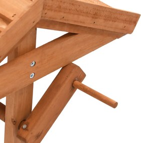 vidaXL Γλάστρα Πηγάδι 40 x 40 x 84 εκ. από Ξύλο Ελάτης