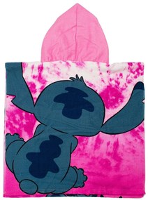 Πόντσο Θαλάσσης Quick Dry Disney Home Lilo &amp; Stitch 22 50X100 Pink 100% Microfiber - Disney Home