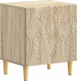 vidaXL Κομοδίνο 2 τεμ. Sonoma Δρυς 43 x 34,5 x 50 εκ