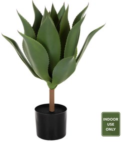 ΔΙΑΚΟΣΜΗΤΙΚΟ ΣΥΝΘΕΤΙΚΟ ΦΥΤΟ HM7998 ΠΛΑΤΥΦΥΛΛΗ ΑΓΑΥΗ ΣΕ ΓΛΑΣΤΡΑ Φ15x12,5-62Υεκ.