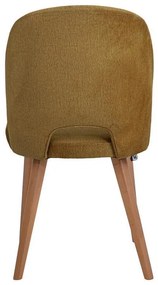Καρέκλα τραπεζαρίας New Bella Fylliana Ύφασμα Tobacco χρώμα 48x56x85εκ. 2αδα 48x56x85 εκ.
