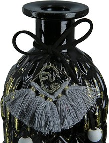 Βάζο ArteLibre Μπουκάλι Γυαλί 7x7x20.5cm Σε 3 Χρώματα