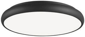 Πλαφονιέρα φωτιστικό οροφής LED Gap σε 3 μεγέθη Nova Luce-8100986-Μαύρο 8100986