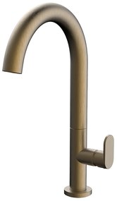 Μπαταρία Νιπτήρα Ψηλή με βαλβίδα clic-clac Μπρονζέ  Armando Vicario Slim Antique Brass 500041-221