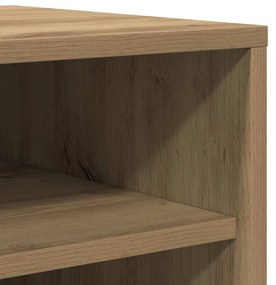 vidaXL Παπουτσοθήκη Αρτισιανή Δρυς 60x35x92 εκ. Επεξεργασμένο Ξύλο