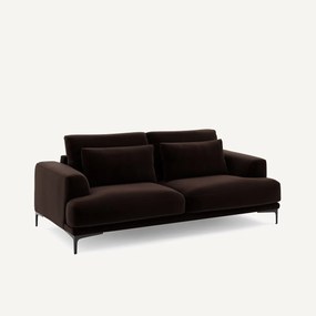 Καναπές 3 θέσεων με βελούδινη ταπετσαρία, Marsile