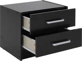 Κομοδίνο OLYMPUS pakoworld χρώμα wenge 47,5x40,5x40,5εκ.