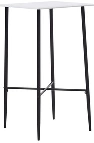 vidaXL Τραπέζι Μπαρ Λευκό 60 x 60 x 111 εκ. από MDF